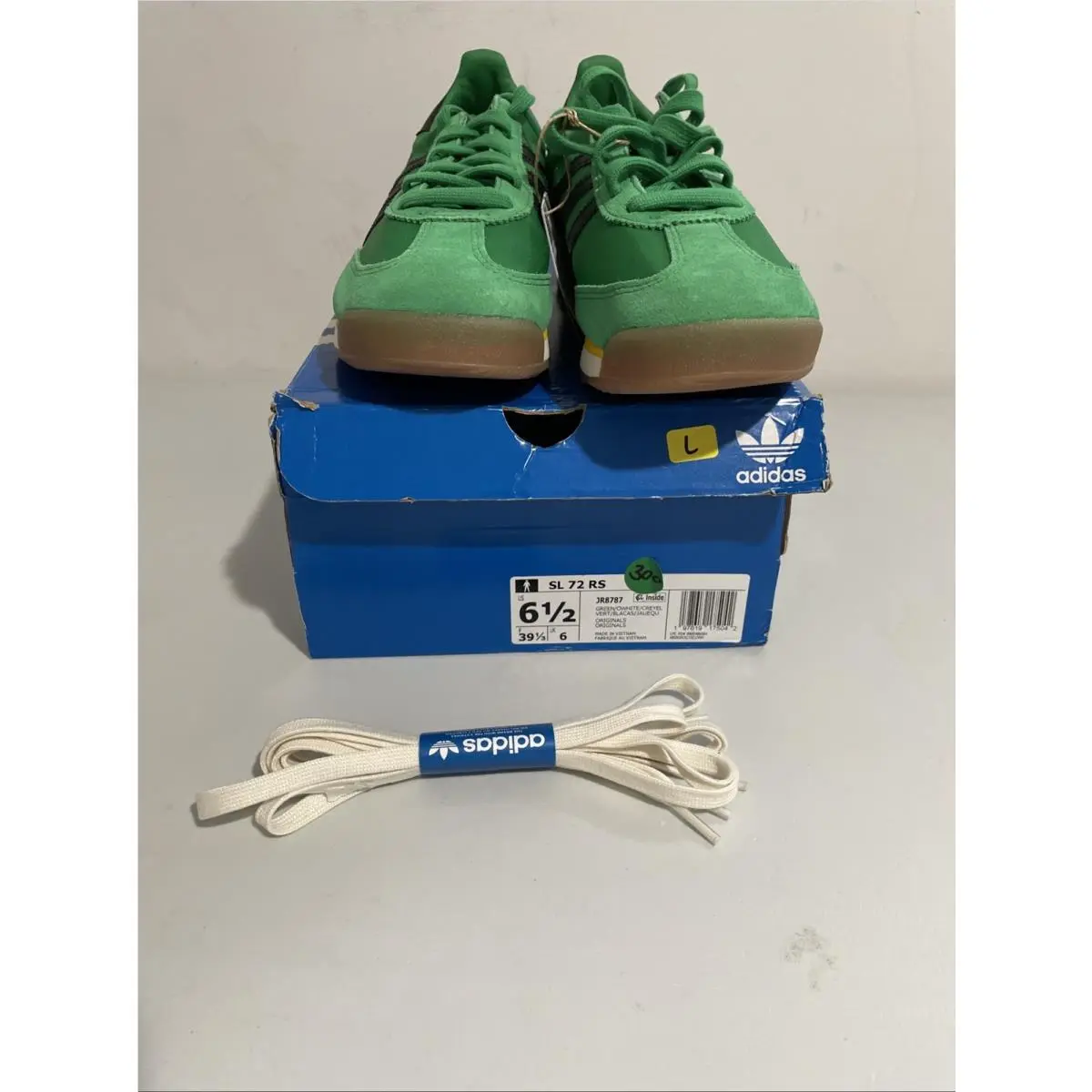 Adidas shoes - adidas Sl 72 Rs Lace Up - JR8787 - Green 3