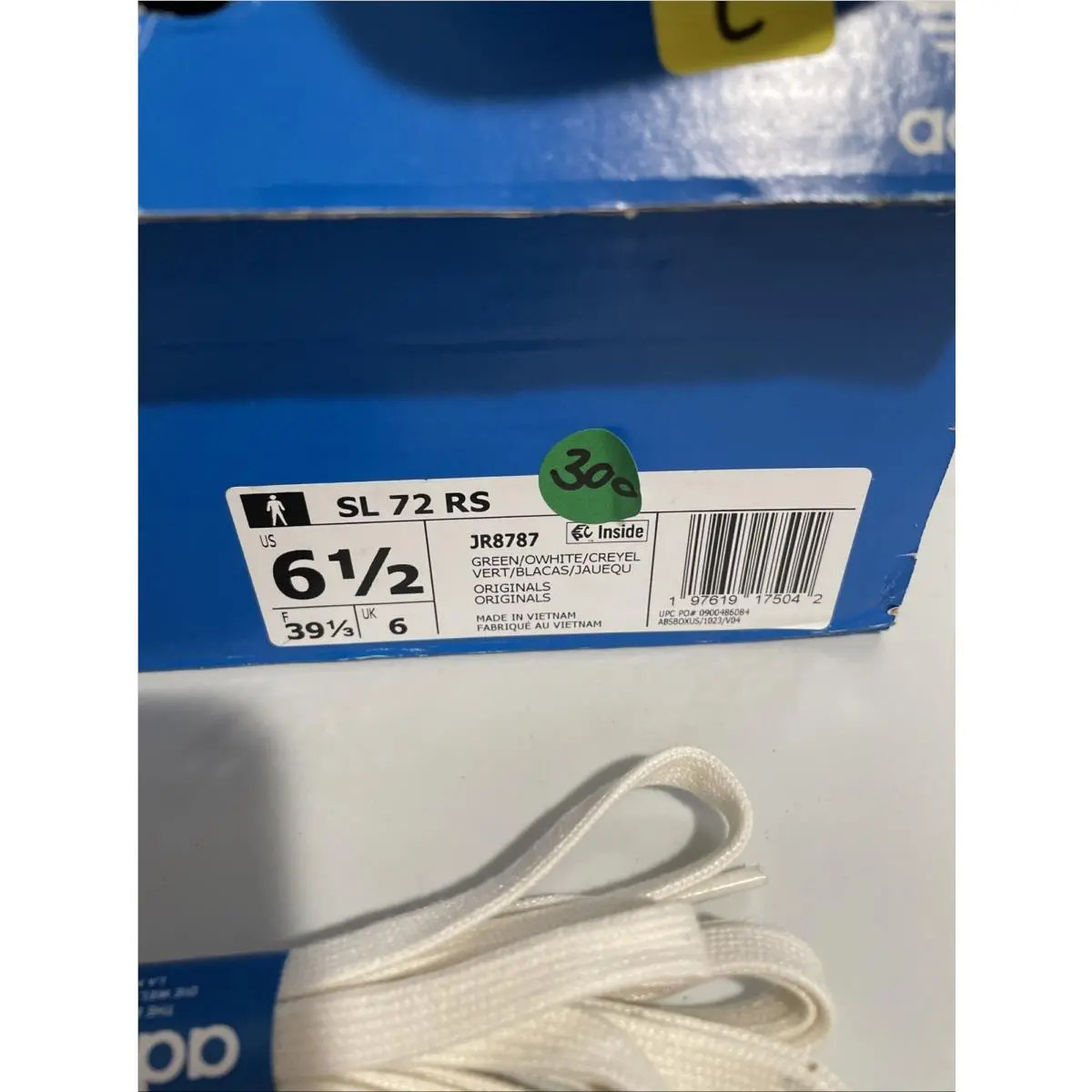 Adidas shoes - adidas Sl 72 Rs Lace Up - JR8787 - Green 4