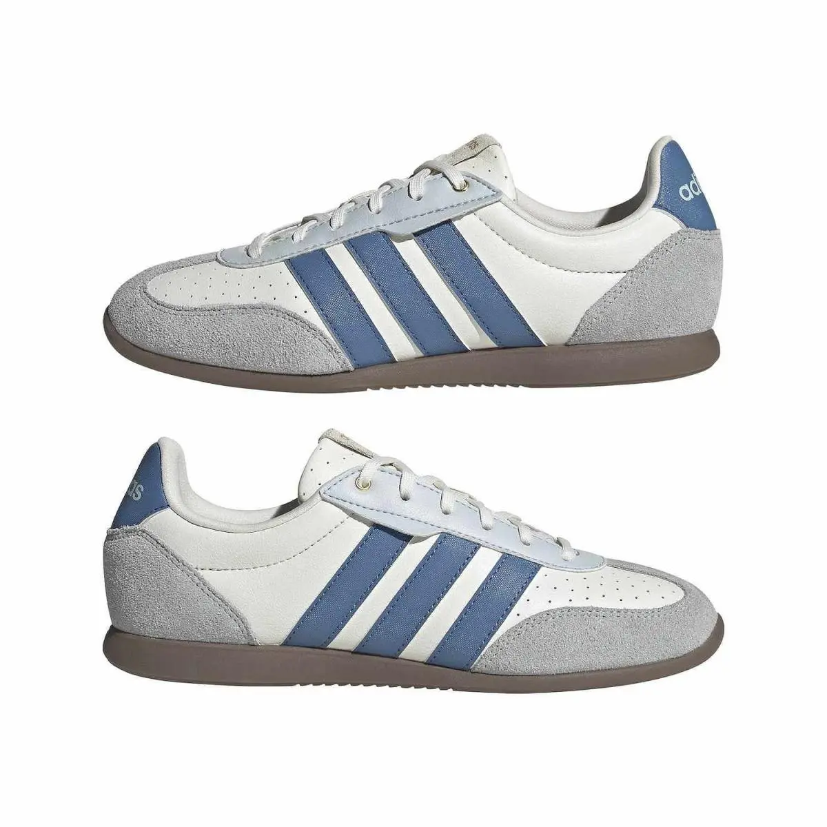 Adidas Barreda Lo Cloud Foam Women’s Athletic Sneakers White Blue sz 8
