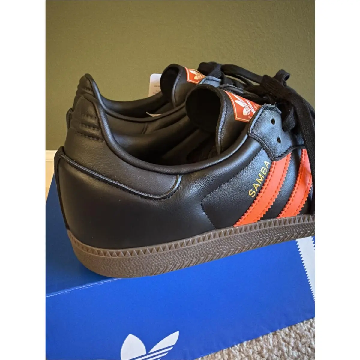 Adidas shoes - adidas Samba Og Lace Up - JR0910 - Black (UPC: 0197621165437) 9