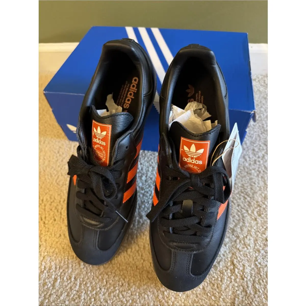 Adidas shoes - adidas Samba Og Lace Up - JR0910 - Black (UPC: 0197621165437) 11