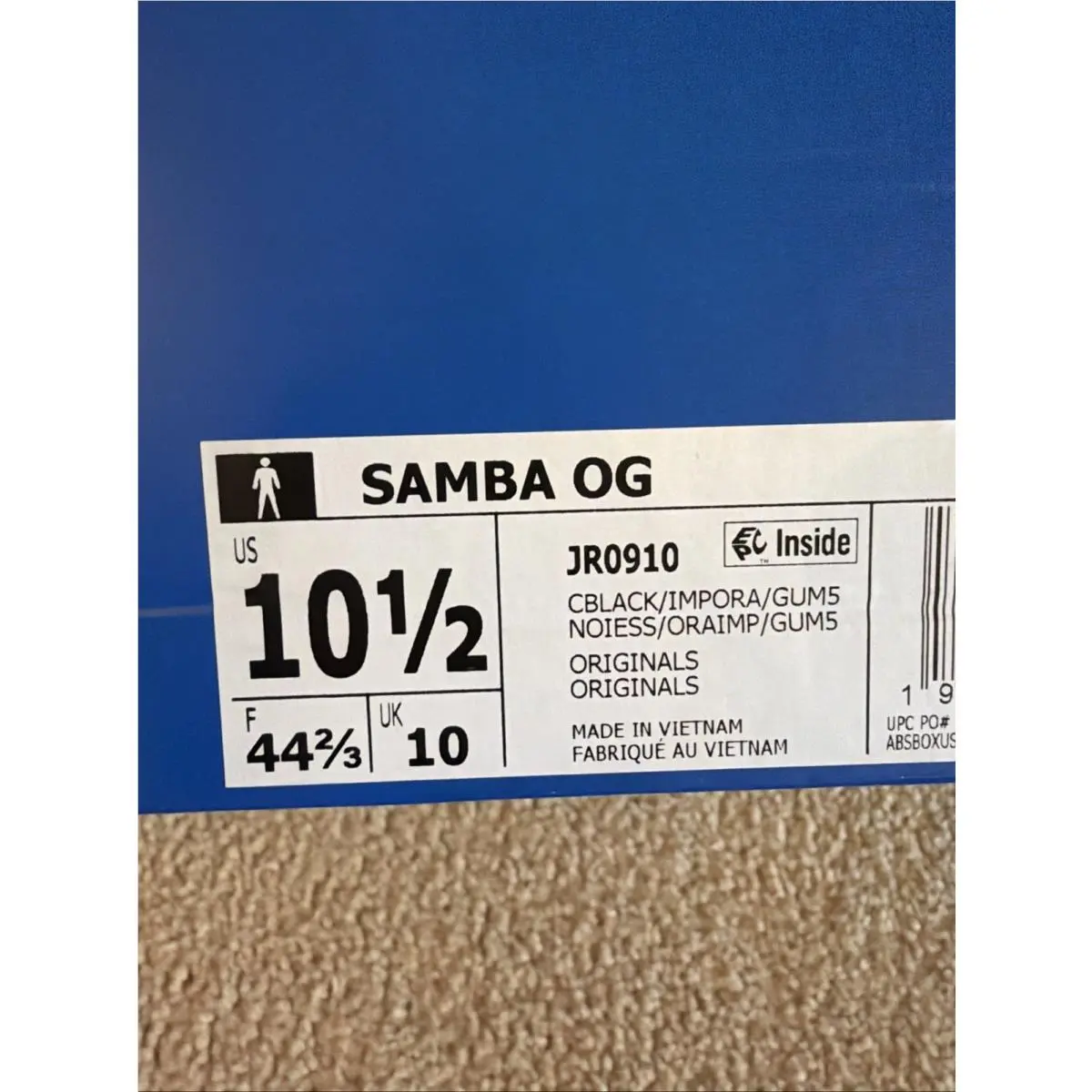 Adidas shoes - adidas Samba Og Lace Up - JR0910 - Black (UPC: 0197621165437) 17