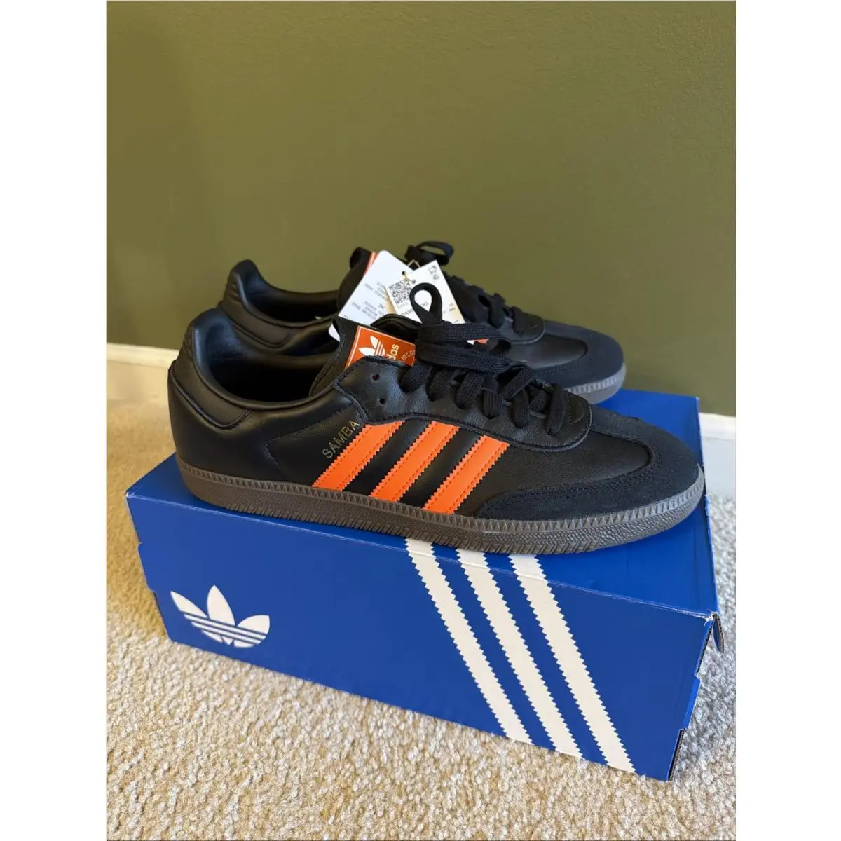 Adidas shoes - adidas Samba Og Lace Up - JR0910 - Black (UPC: 0197621165437) 0