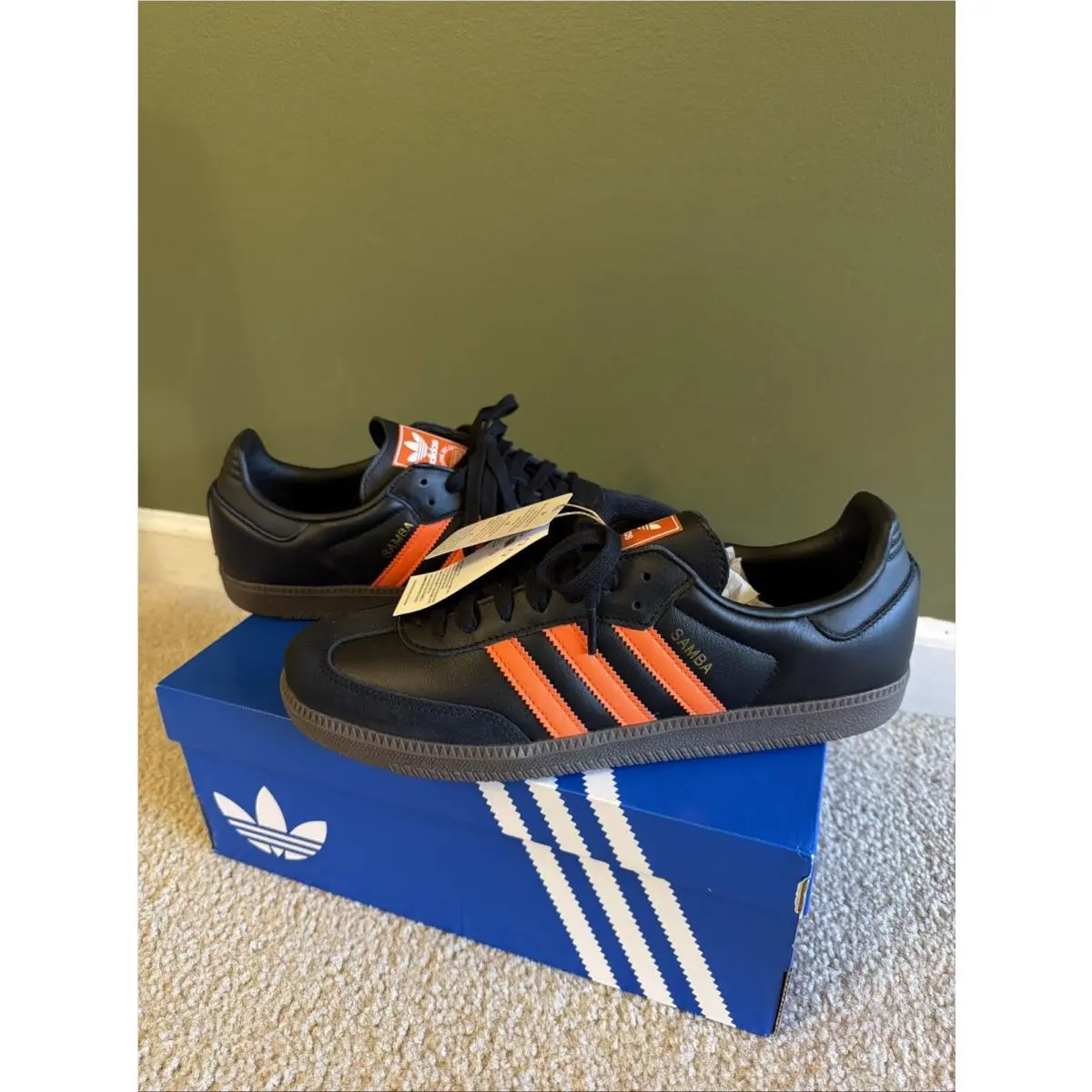 Adidas shoes - adidas Samba Og Lace Up - JR0910 - Black (UPC: 0197621165437) 19