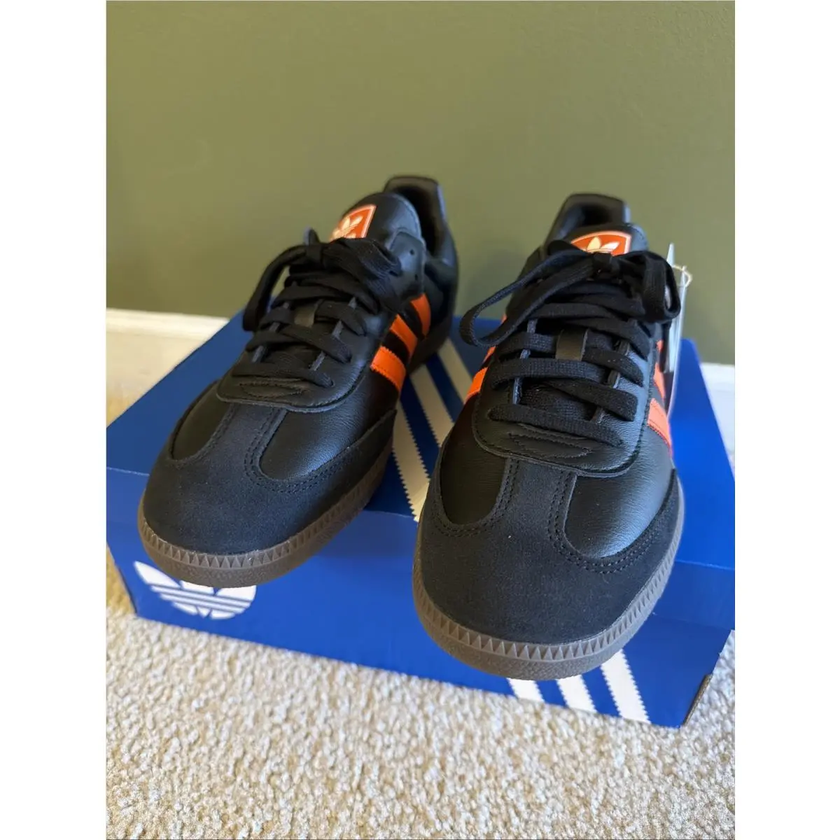 Adidas shoes - adidas Samba Og Lace Up - JR0910 - Black (UPC: 0197621165437) 20
