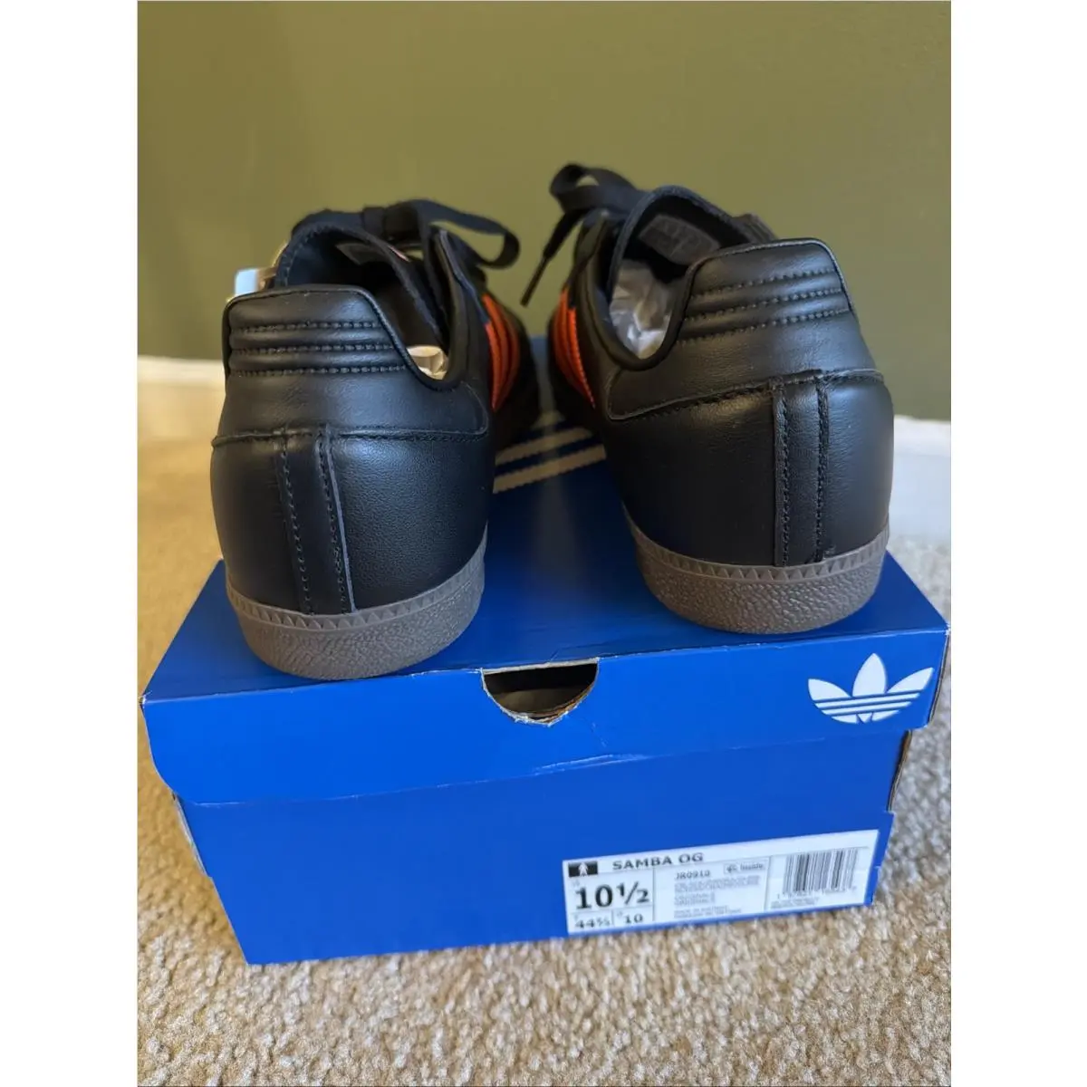 Adidas shoes - adidas Samba Og Lace Up - JR0910 - Black (UPC: 0197621165437) 21