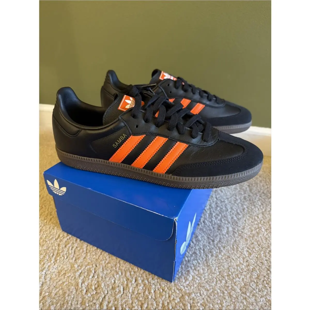 Adidas shoes - adidas Samba Og Lace Up - JR0910 - Black (UPC: 0197621165437) 2