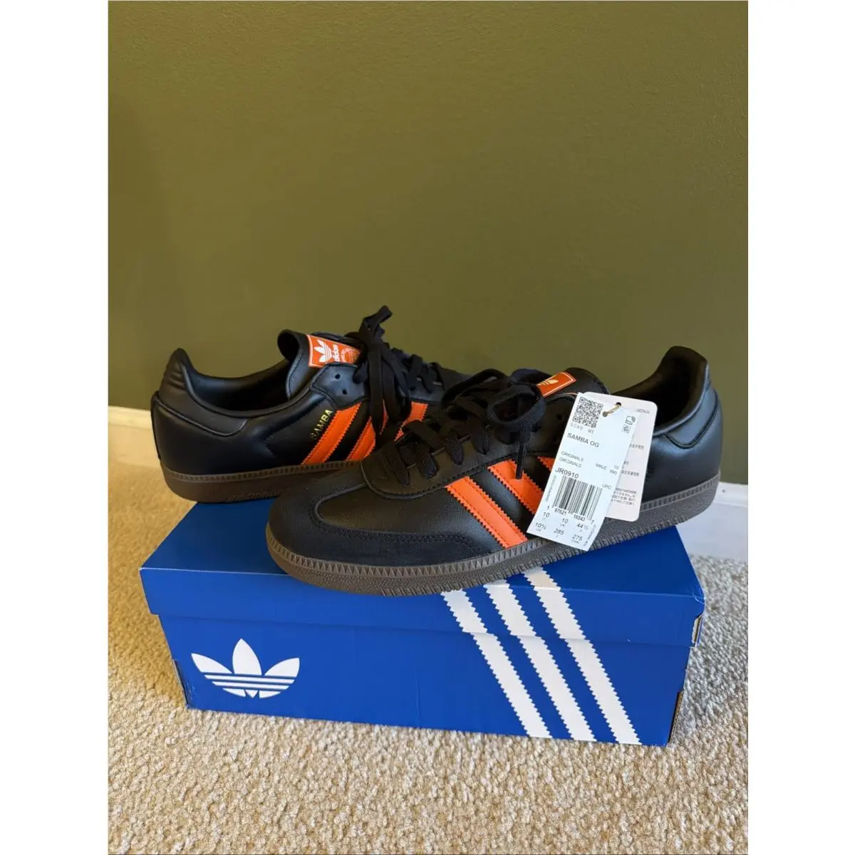 Adidas shoes - adidas Samba Og Lace Up - JR0910 - Black (UPC: 0197621165437) 3