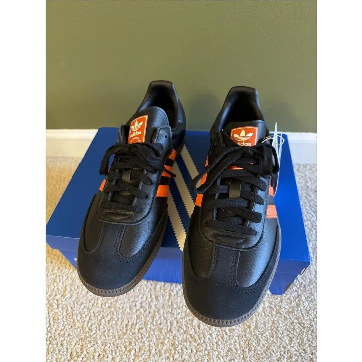 Adidas shoes - adidas Samba Og Lace Up - JR0910 - Black (UPC: 0197621165437) 5