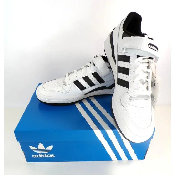 Adidas Forum Low Originals White/black Men`s Sneakers Size 10 FY7757