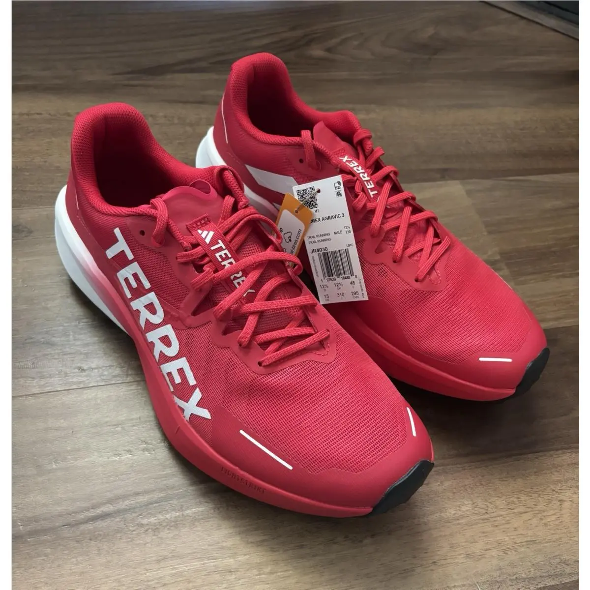 Adidas Terrex Agravic 3 Trail Running Shoes Men’s Size 13 Red Athletic Sneakers