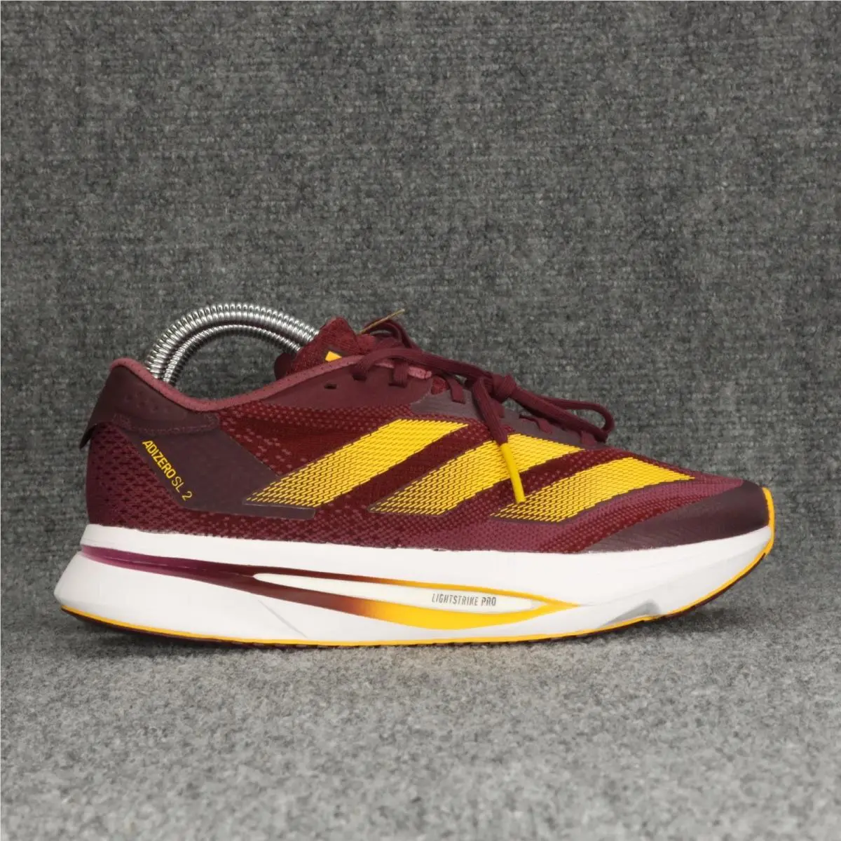 Adidas Adizero SL2 Mens 6.5 Red Arizona State University Sun Devils Shoes JQ0236