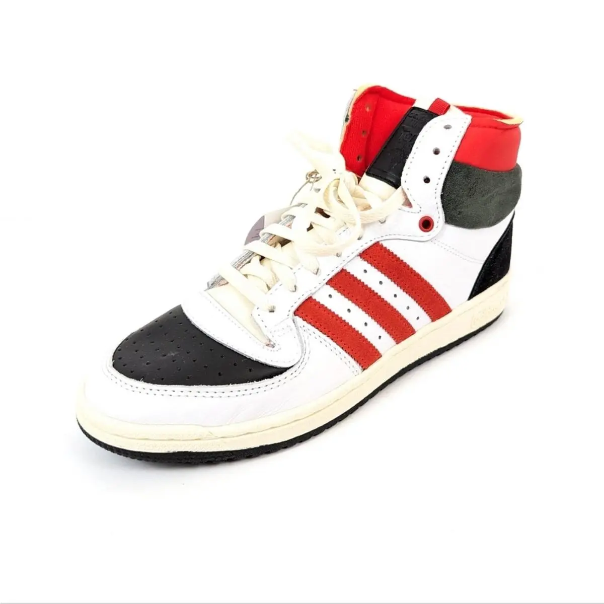 Adidas Top Ten RB Sneakers 10.5 Red White High Top Basketball