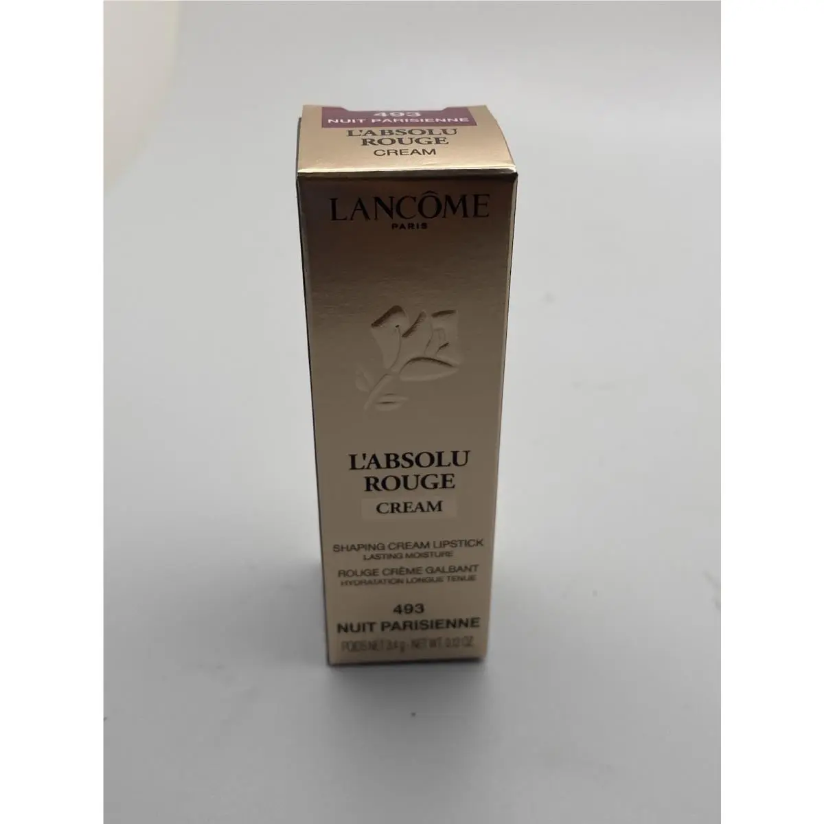 Lancome L’absolu Rouge Cream 493 Nuit Parisienne Discountinued
