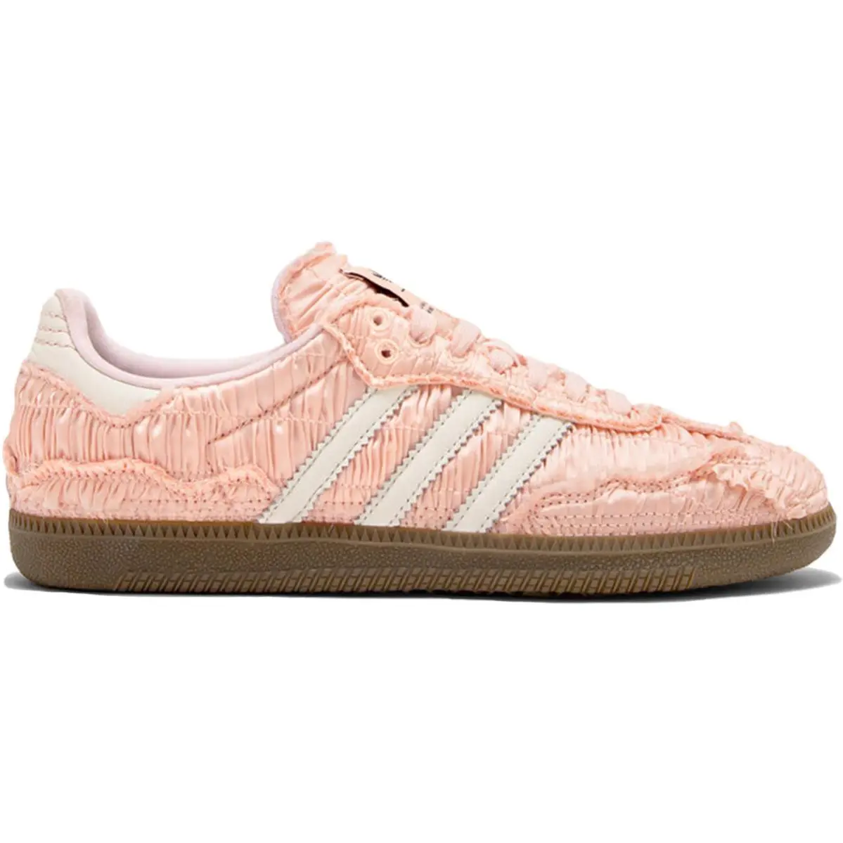 Size 6.5 Adidas Samba Reverie by Caroline Hú Clot Pink Textured Silk Upper