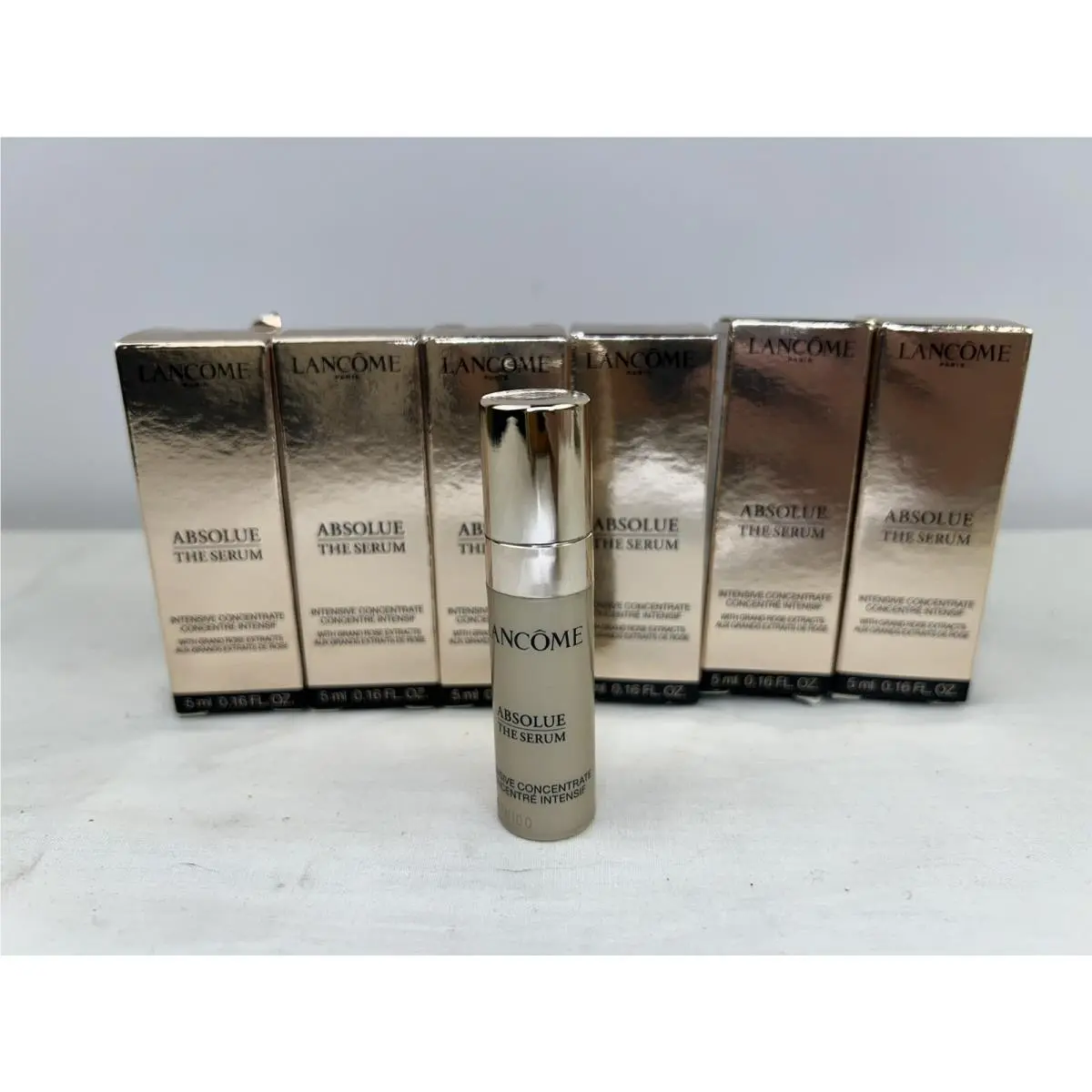 6 Lancome Absolue The Serum For Plumping Smoothing 0.16oz/5ml =full Size