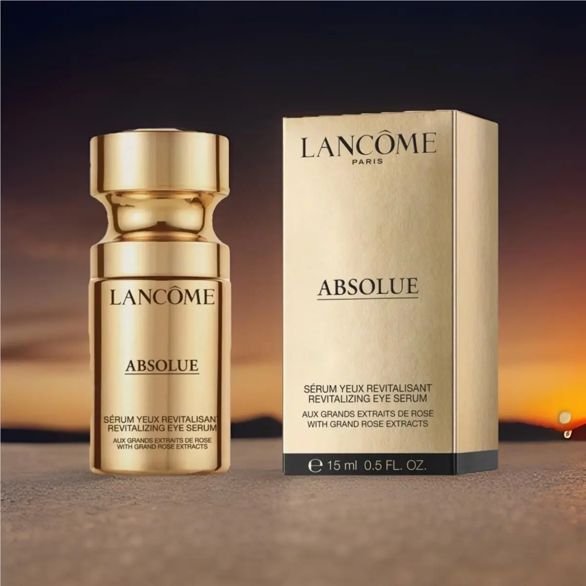 Lancôme Absolue Revitalizing Eye Serum 15ml /0.5 oz Skincare Yeux Rose Extracts