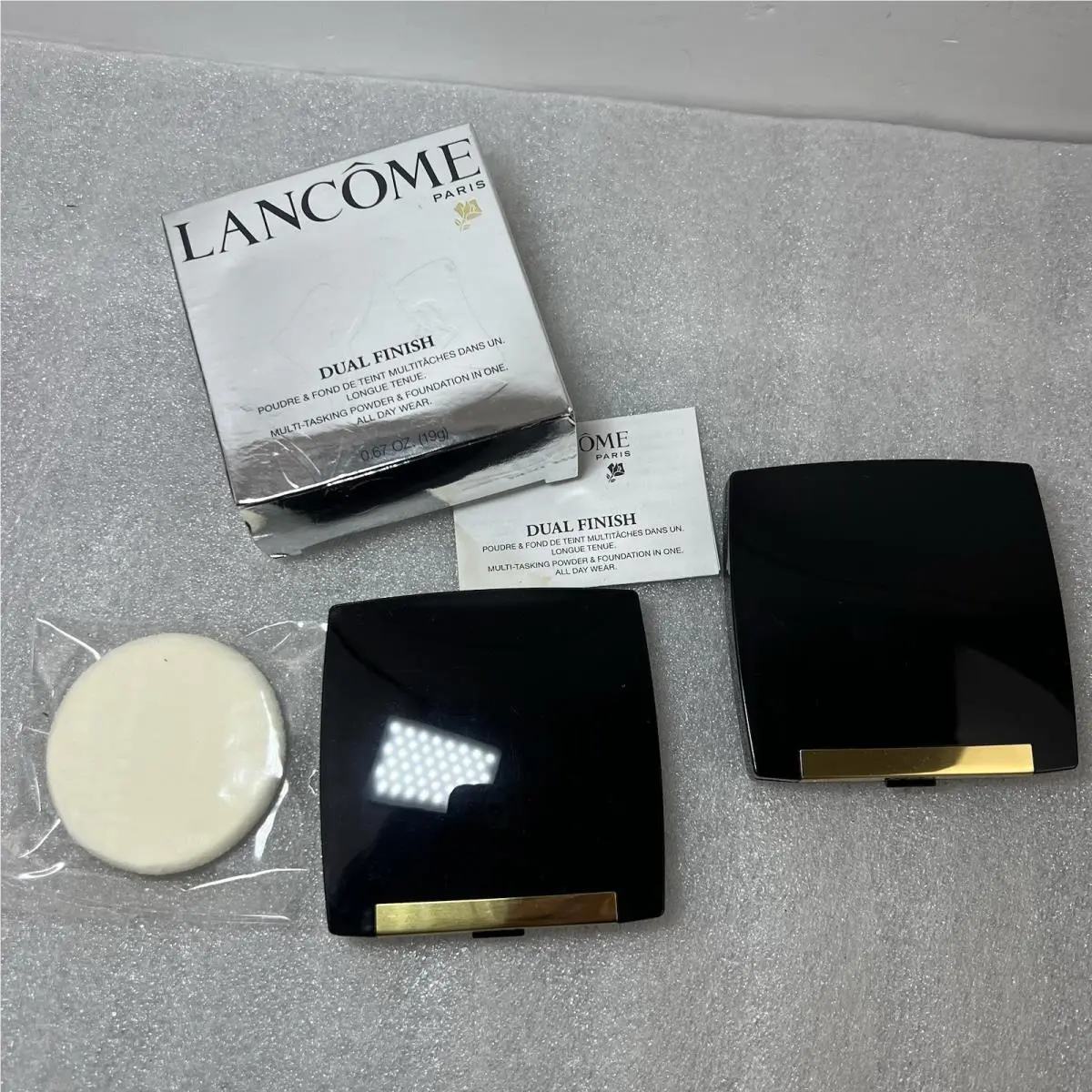 2 Of Lancome Dual Finish Powder Foundation In One 355C Bisque