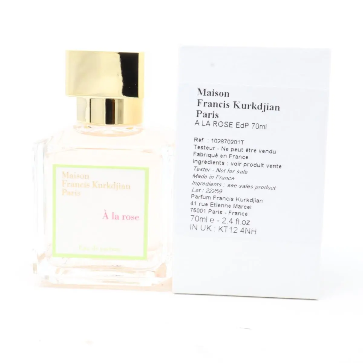 Maison Francis Kurkdjian A La Rose Eau De Parfum Spray For Women 70ml