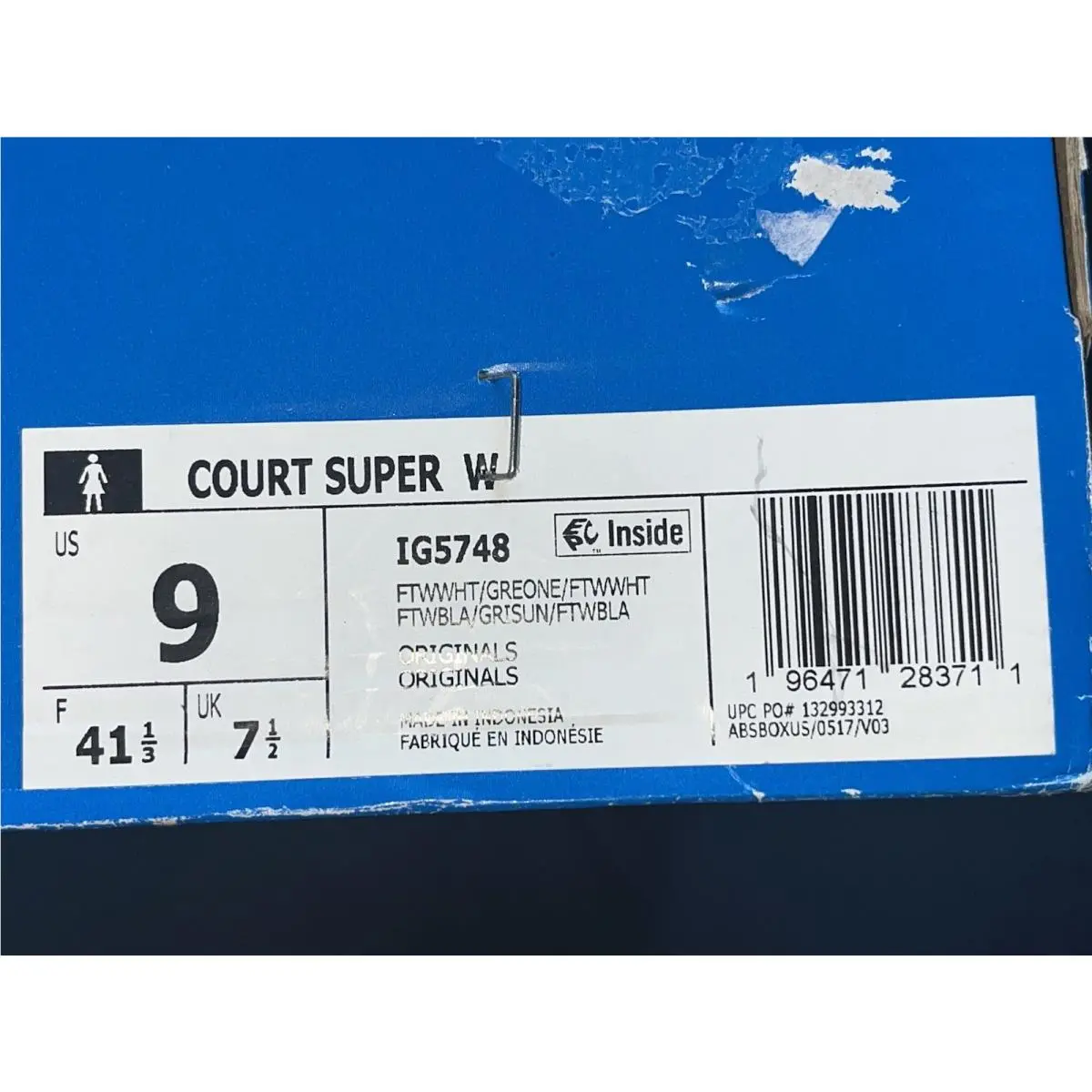 Adidas shoes - Court Super W - Court Super - IG5748 - White (UPC: 196471283711) 6