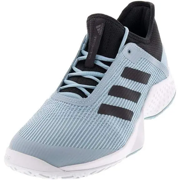 Adidas Performance Men`s Adizero Club Athletic Shoe Black/black/ash Grey 9.5 M