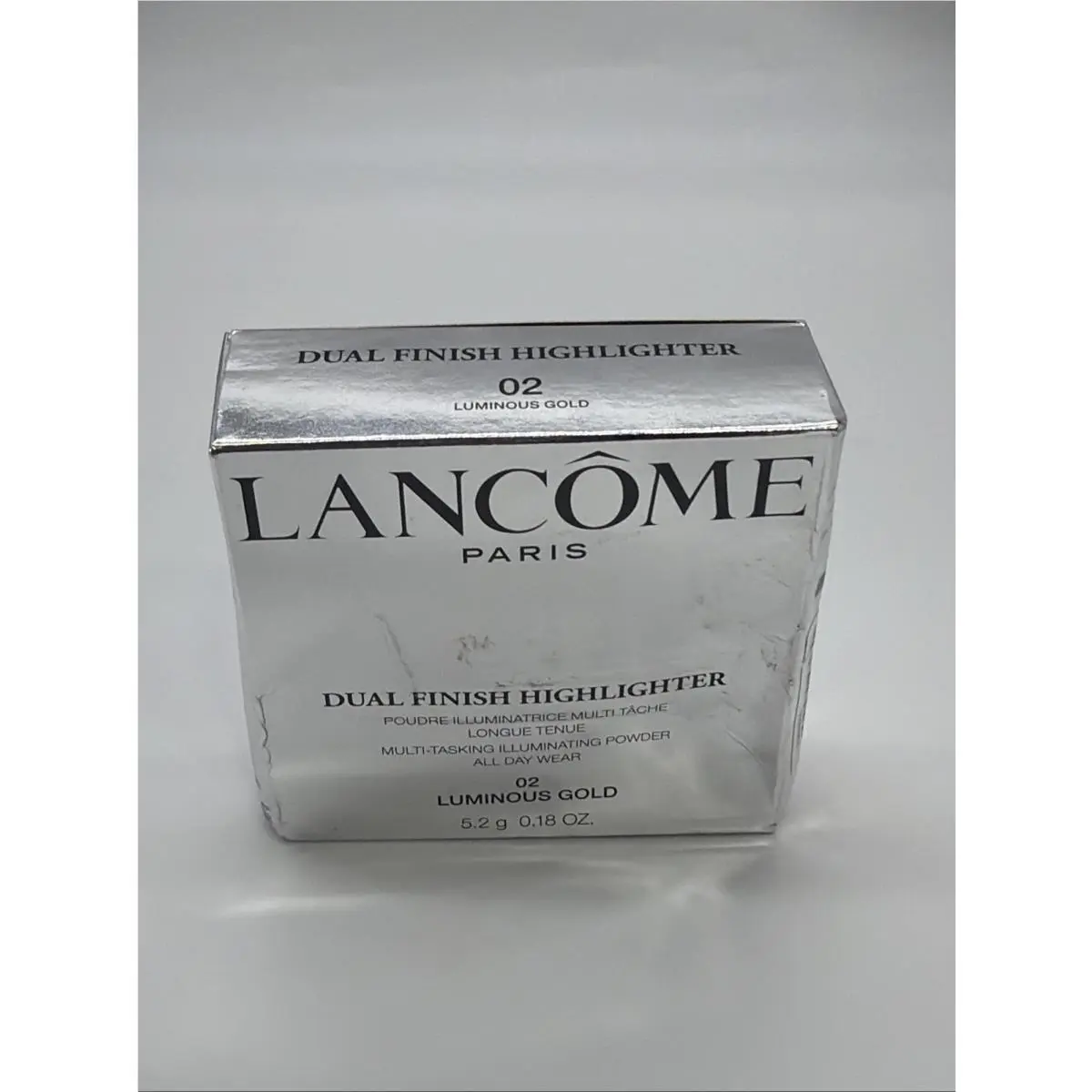 Lancome Dual Finish Highlighter Illuminating Powder 02 Luminous Gold F7