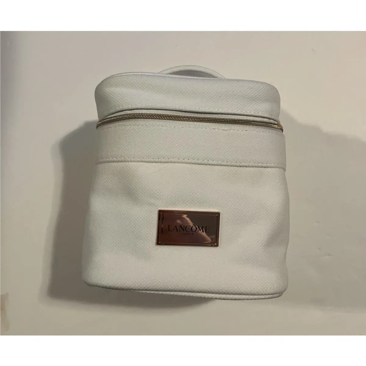 White Lancôme Cosmetic Bag W/toner Peptide Cream Serum Mascara and Liner
