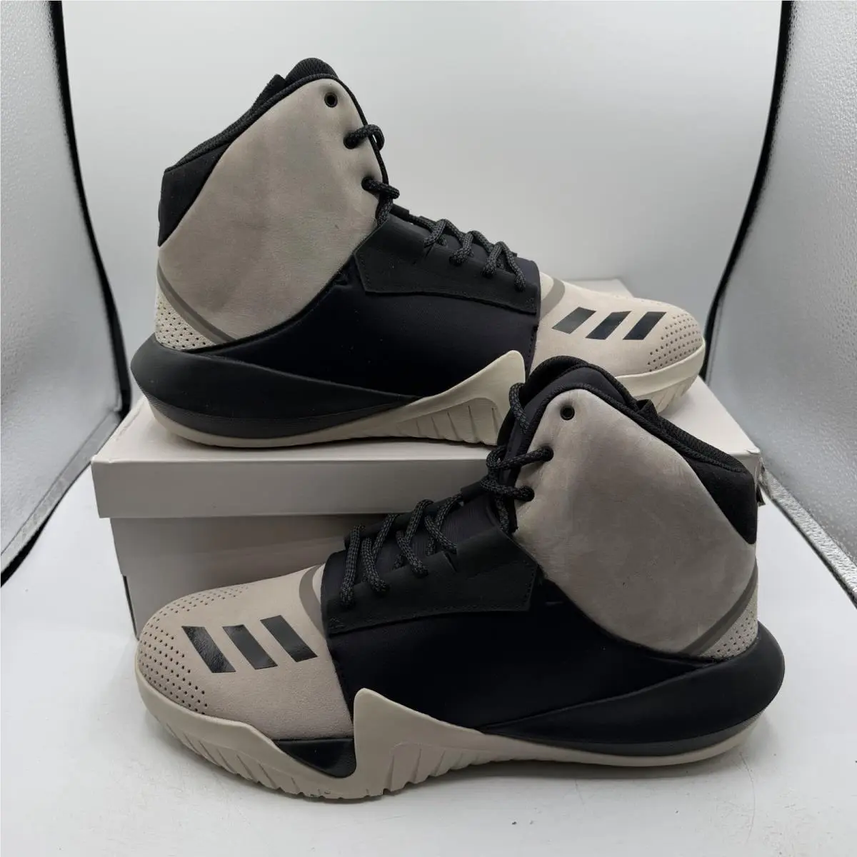 Day One Ado Crazy Team Shoes Men 10 Clay Brown Basketball Sneakers BY2869 by Adidas