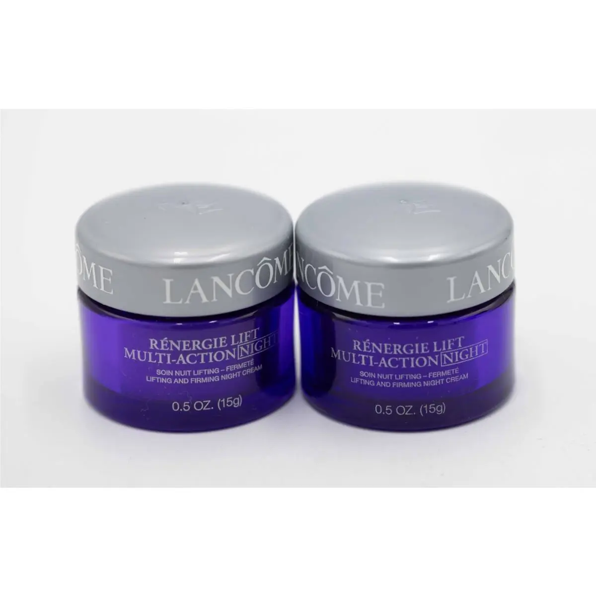 Lancôme Rénergie Lift Multi-action Night Cream Lifting Firming 0.5 oz Set of 2