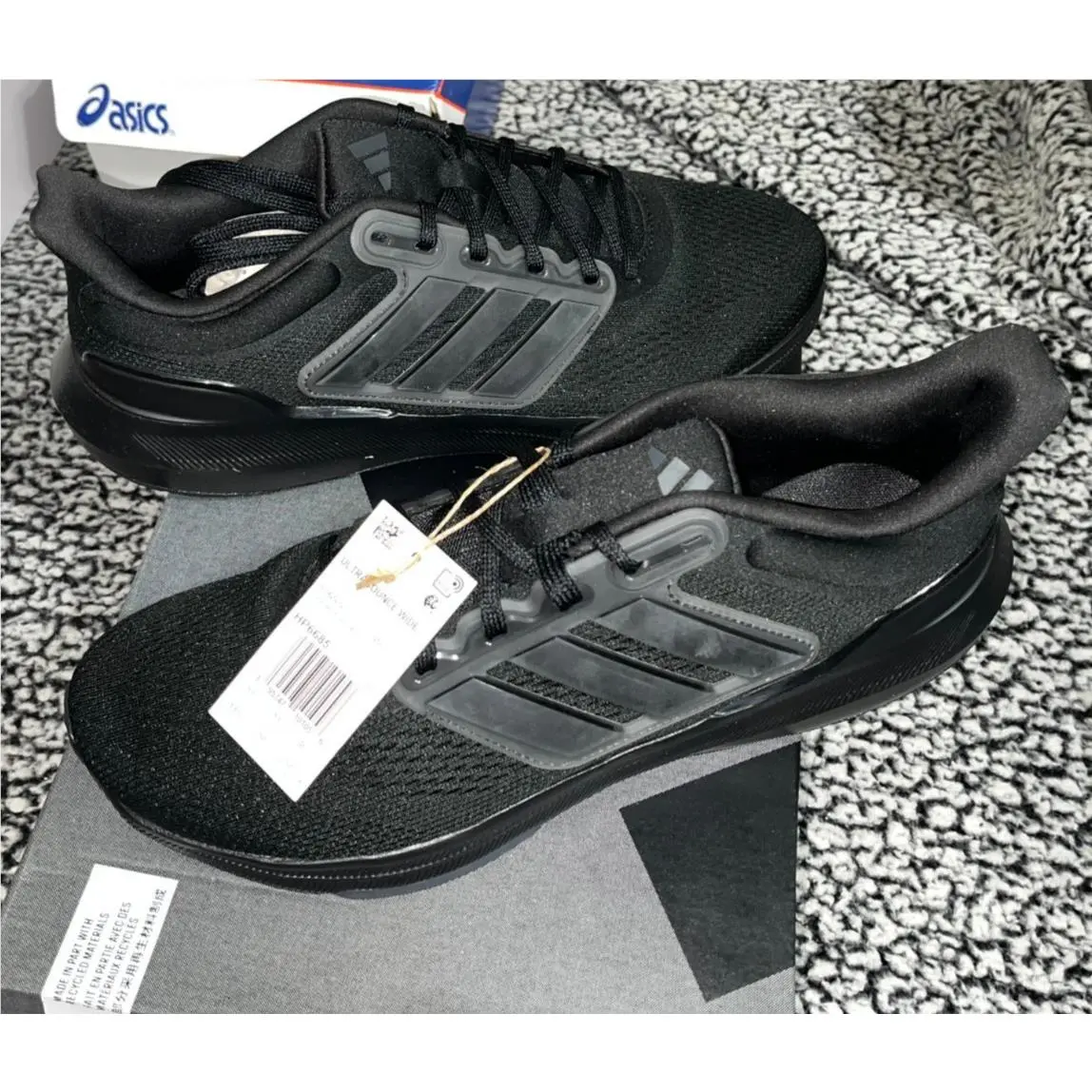 Adidas Ultrabounce Wide Mens Shoe Size 11.5 Black W/box