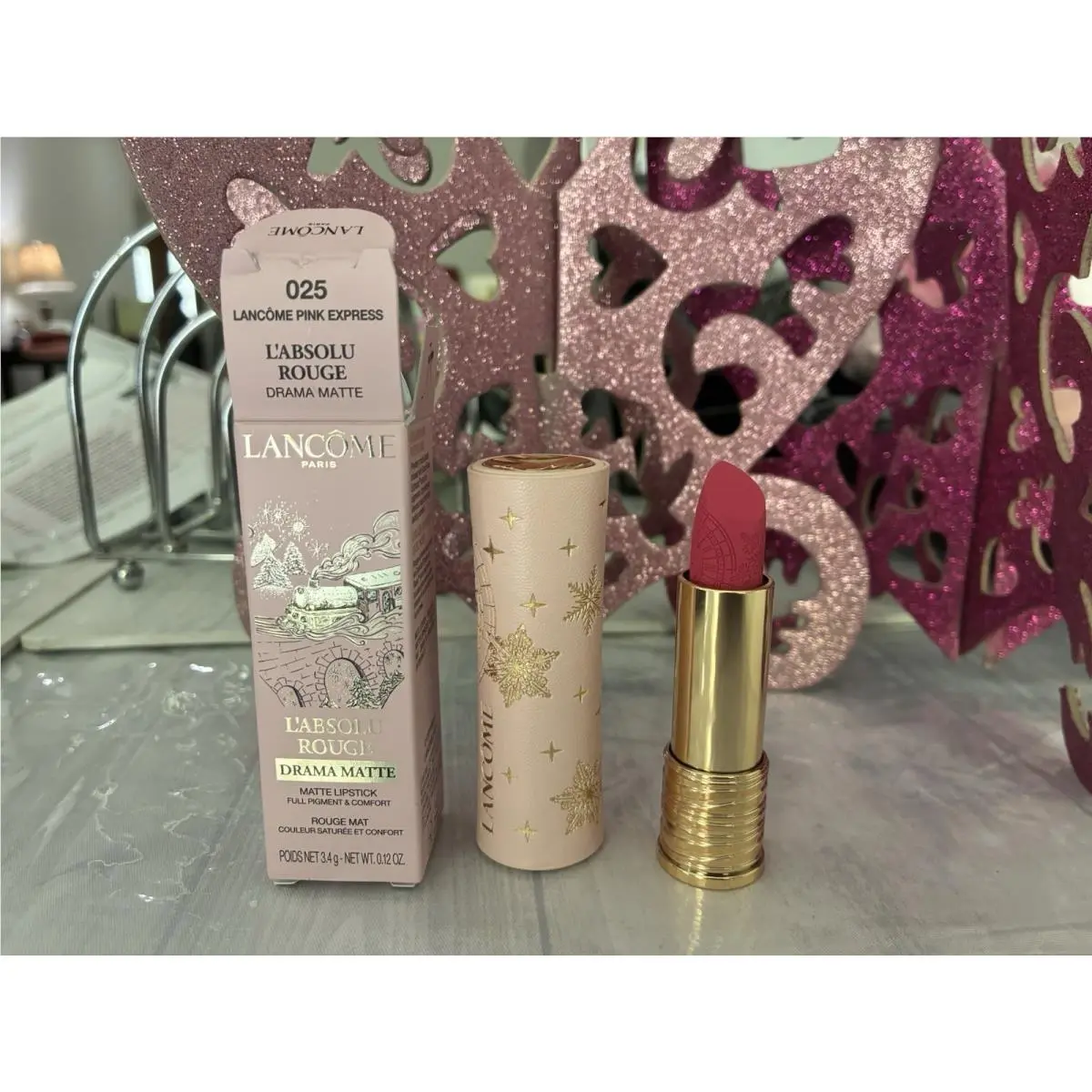 Lancome L`absolu Rouge Lipstick Pink Express