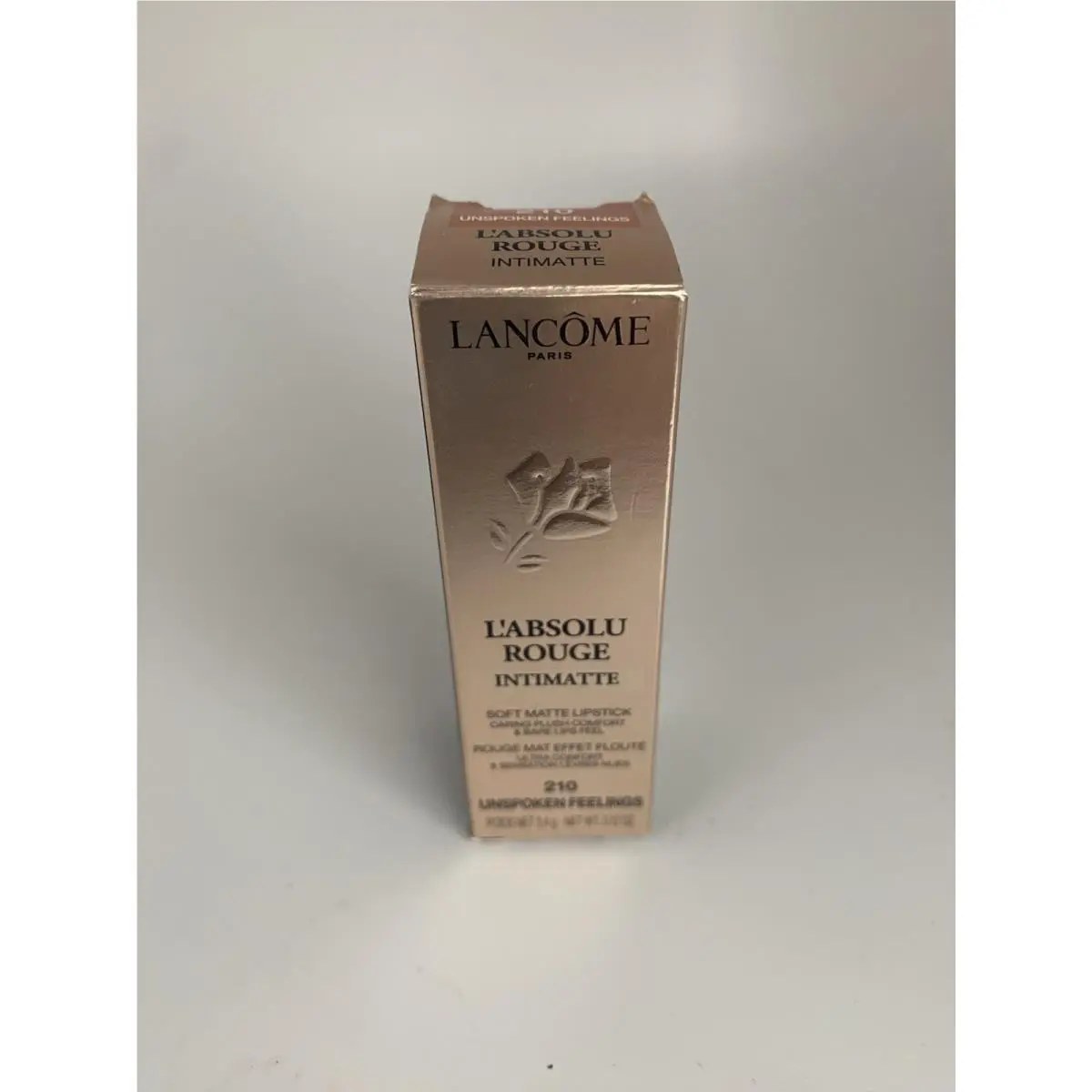 Lancome L’absolu Rouge Intimatte Soft Matte Lipstick 210 Unspoken Feelings ￼