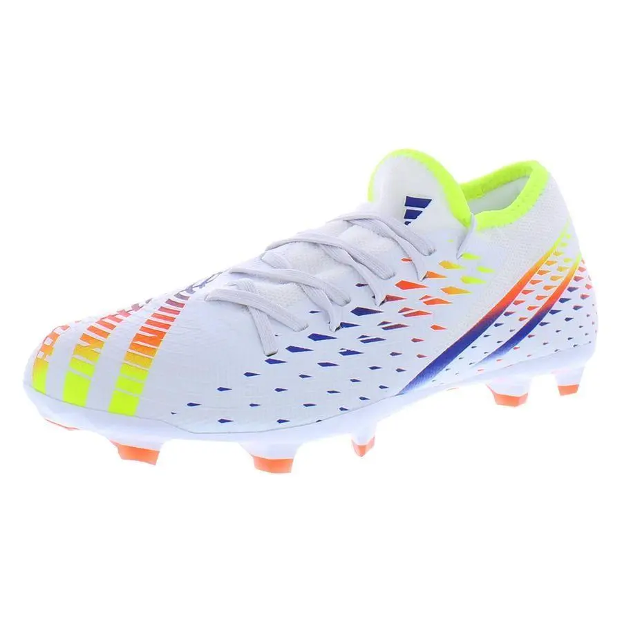 Adidas shoes - Cloud White/Solar Yellow/Power Blue, Main: White (UPC: 195740273361) 3