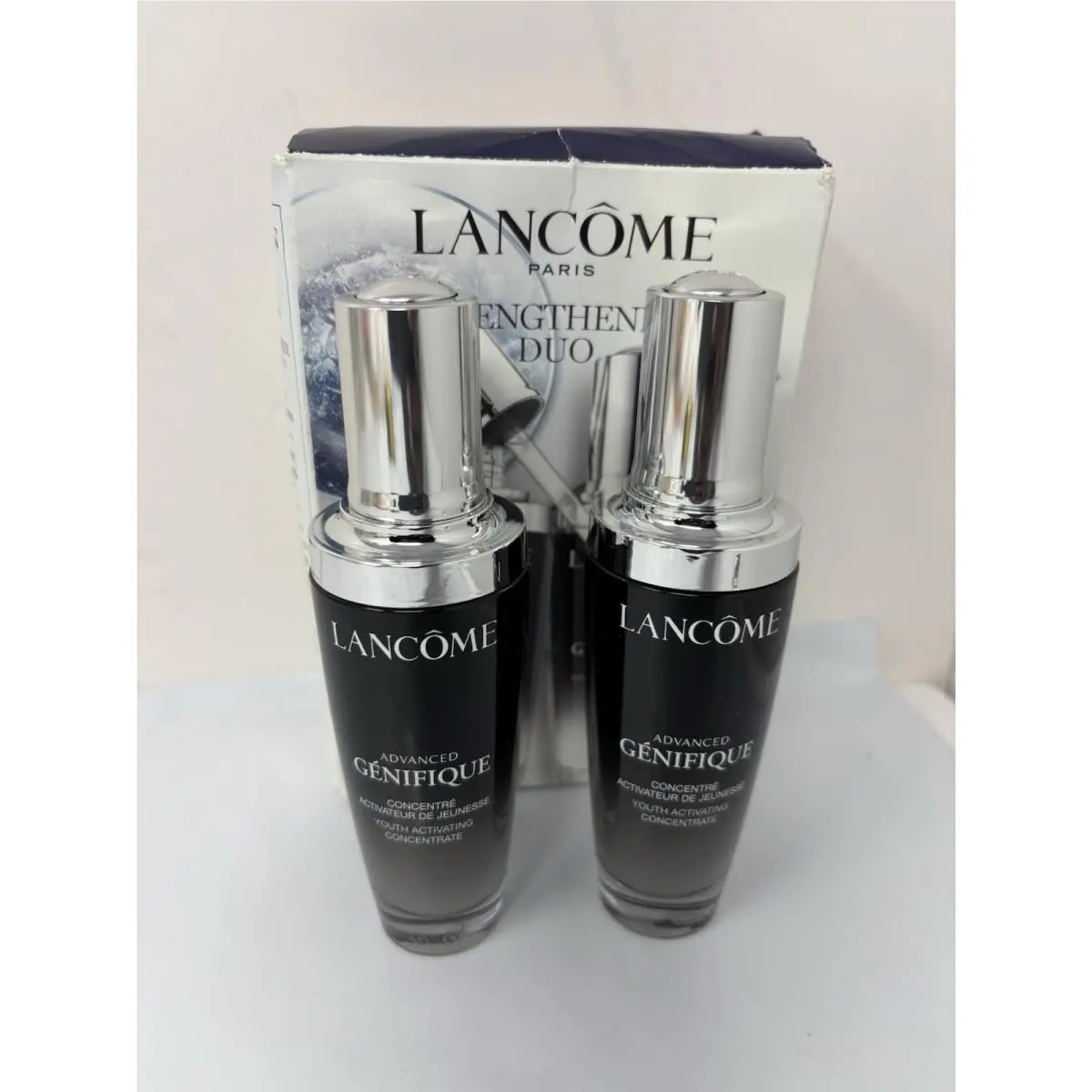 Lancome Advanced Genifique Strengthening Repair Duo Set Serum 1.7oz x 2 Bottles