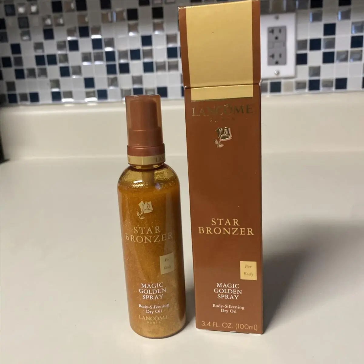 Lancome Star Bronzer Magic Golden Spray 3.4 fl Oz. Dry Silk Body Oil