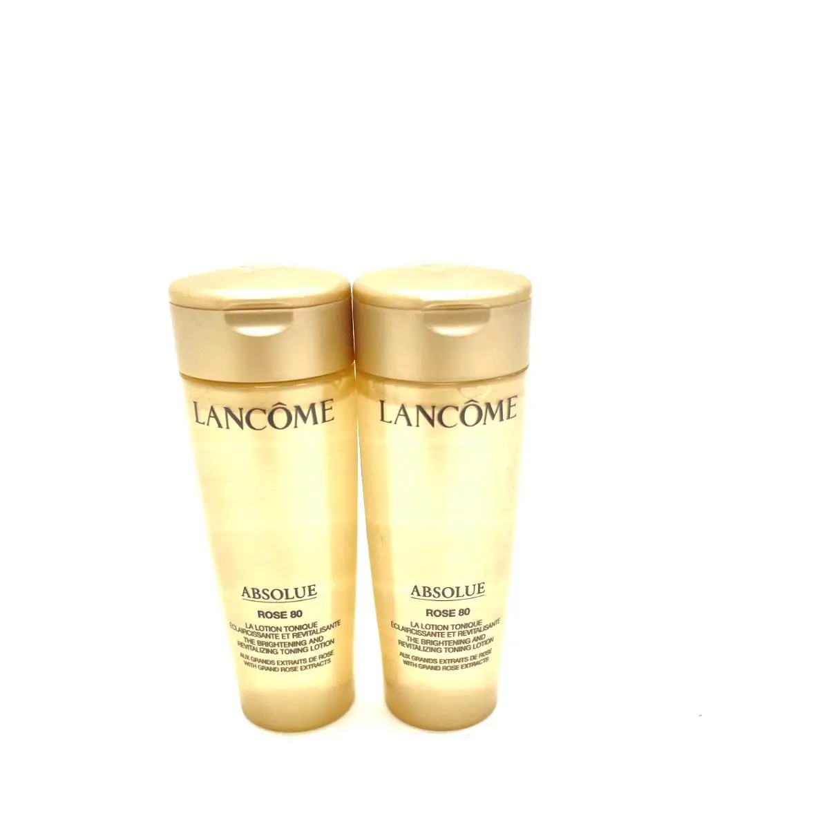 Lot of 2 Lancome Absolue Rose 80 Brightening Revitalizing Toning Lotion 50 ml