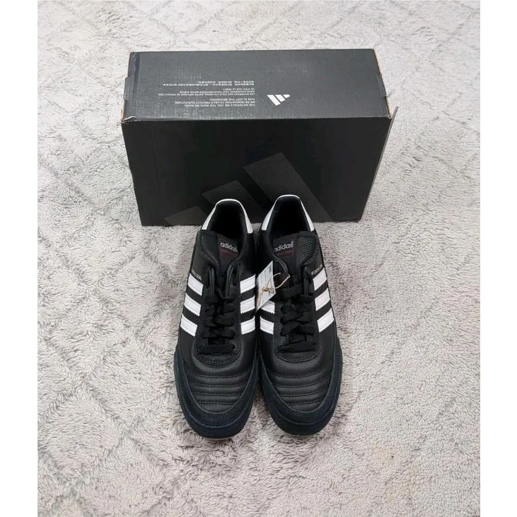Adidas Mondial Goal Core Black White Indoor Soccer Shoes Mens Sz 6 019310