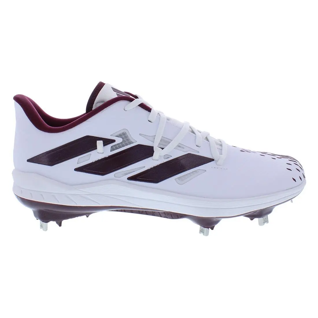 Adidas Adizero Afterburner 9 Mens Shoes Size 15 Color: White/team Maroon/white