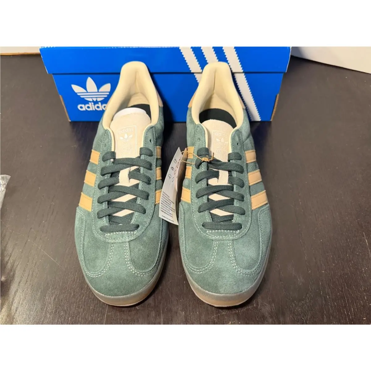 Adidas shoes - Green, Beige 2