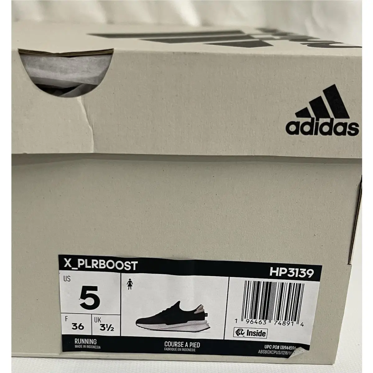 Adidas shoes - adidas X_PLRBOOST - Gray Pink White (UPC: 0196463748914) 8