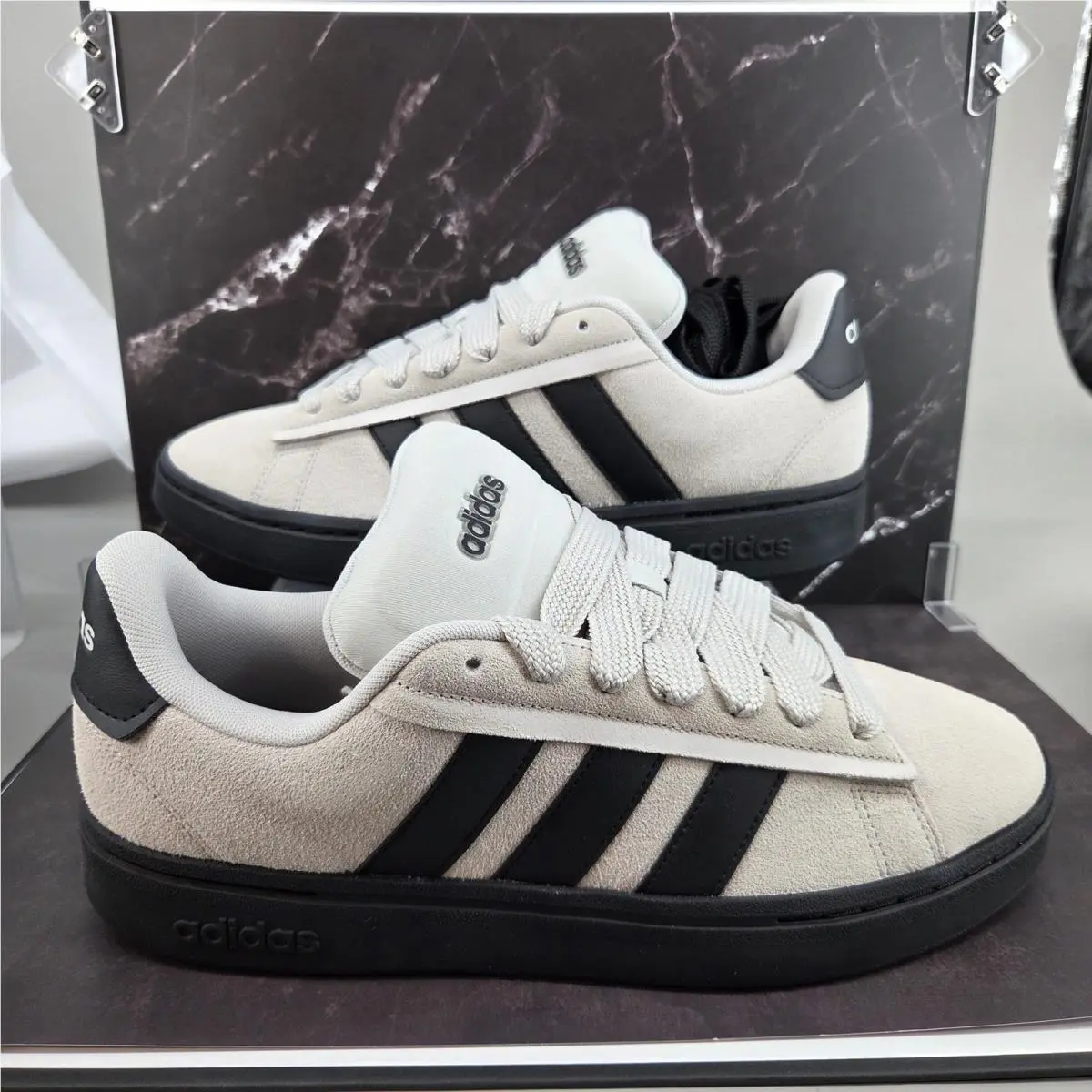 Adidas shoes - adidas Grand Court Alpha 00s - Gray 6