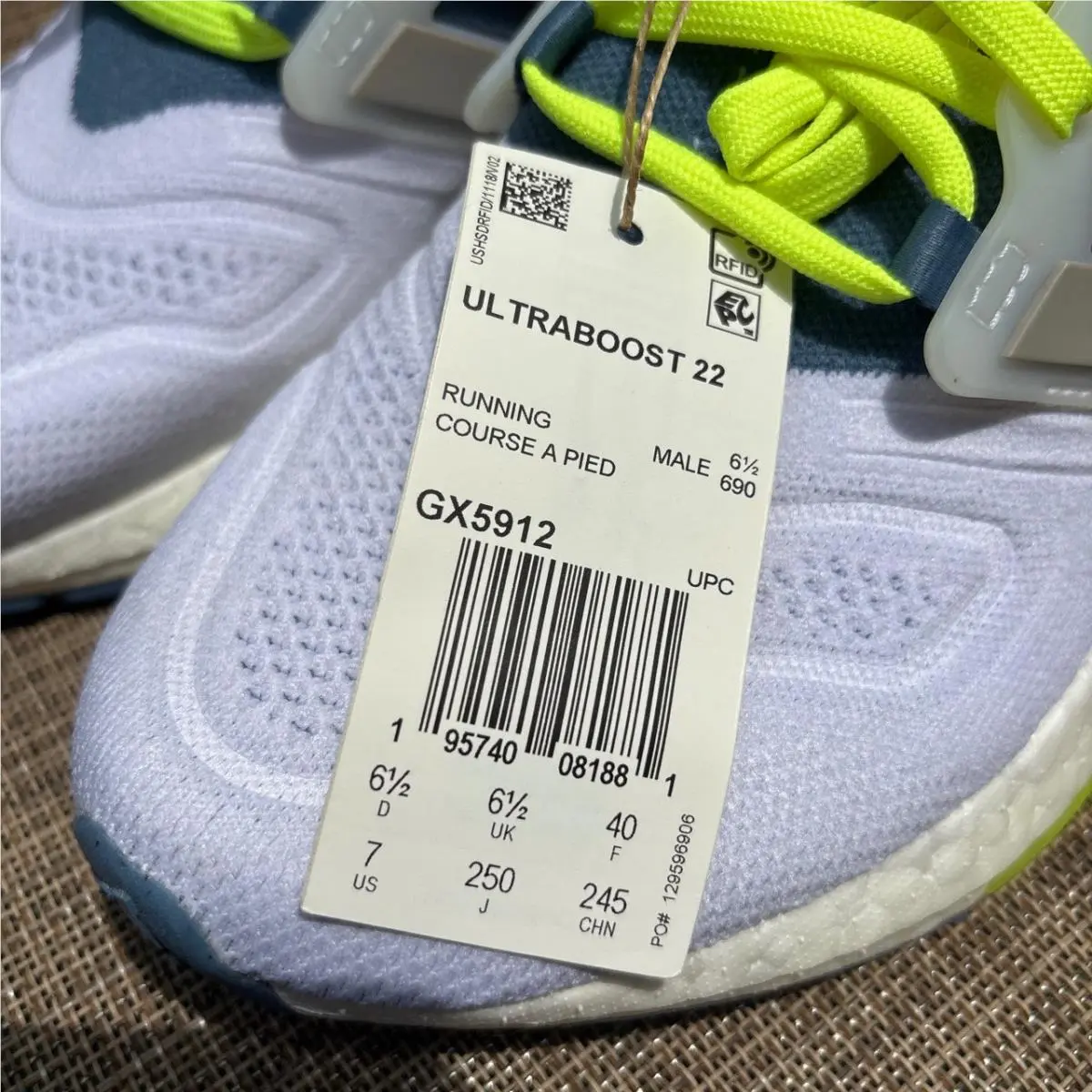 Adidas shoes - adidas UltraBoost 22 - UltraBoost - GX5912 - White (UPC: 195740081881) 2