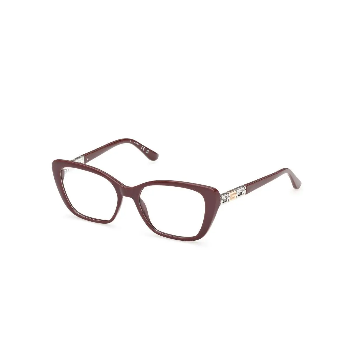 Guess GU 50358 Shiny Bordeaux / 069 Size 52 Eyeglasses