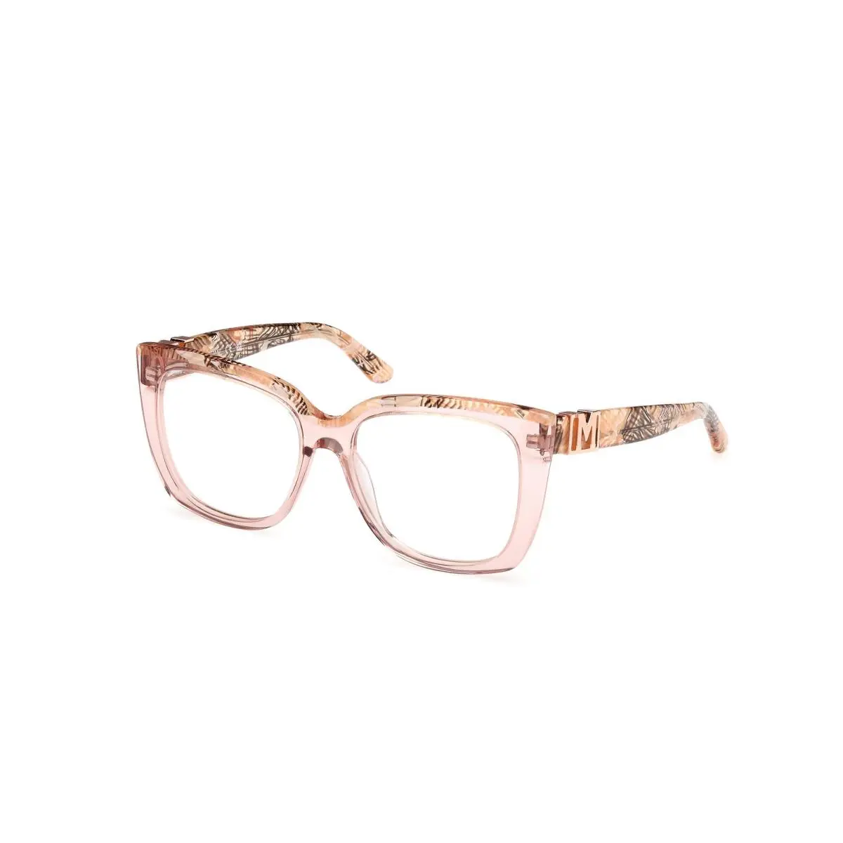 Guess By Marciano GM 50032 Shiny Light Pink / Pink/havana 074 Size 54 Eyeglasses