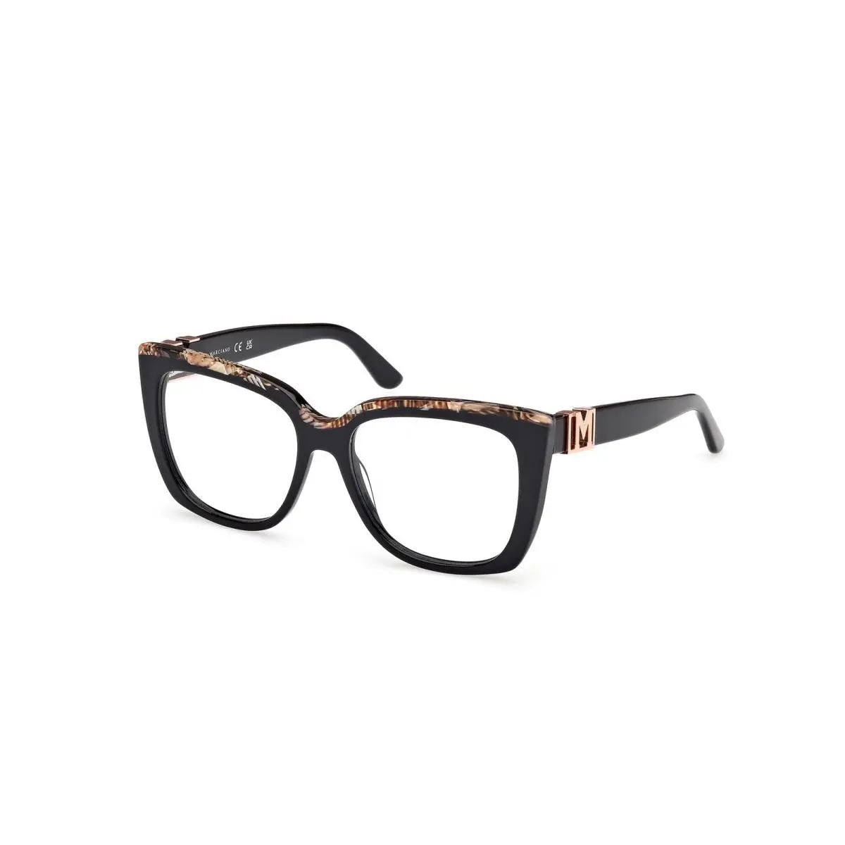 Guess By Marciano GM 50032 Shiny Black / 005 Size 54 Eyeglasses
