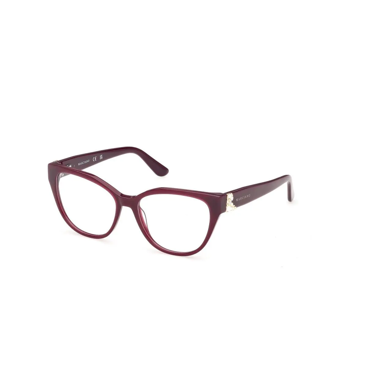 Guess By Marciano GM 50061 Shiny Bordeaux / 071 Size 53 Eyeglasses