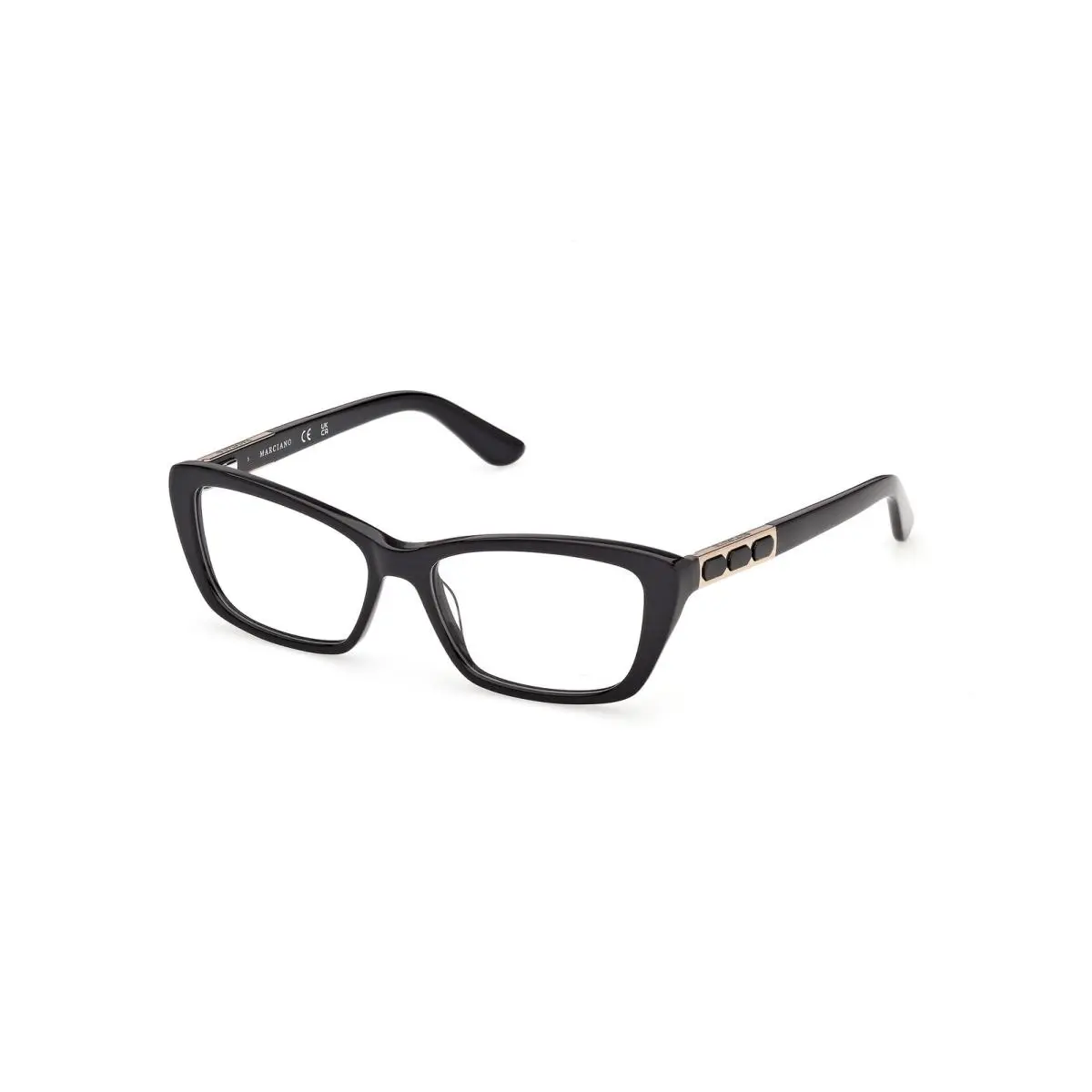 Guess By Marciano GM 50053 Shiny Black / 001 Size 53 Eyeglasses