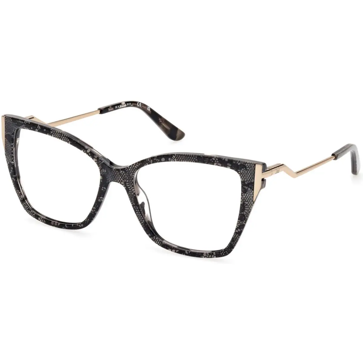 Guess By Marciano GM 0399 Grey/havana / Shiny Pale Gold 020 Size 54 Eyeglasses