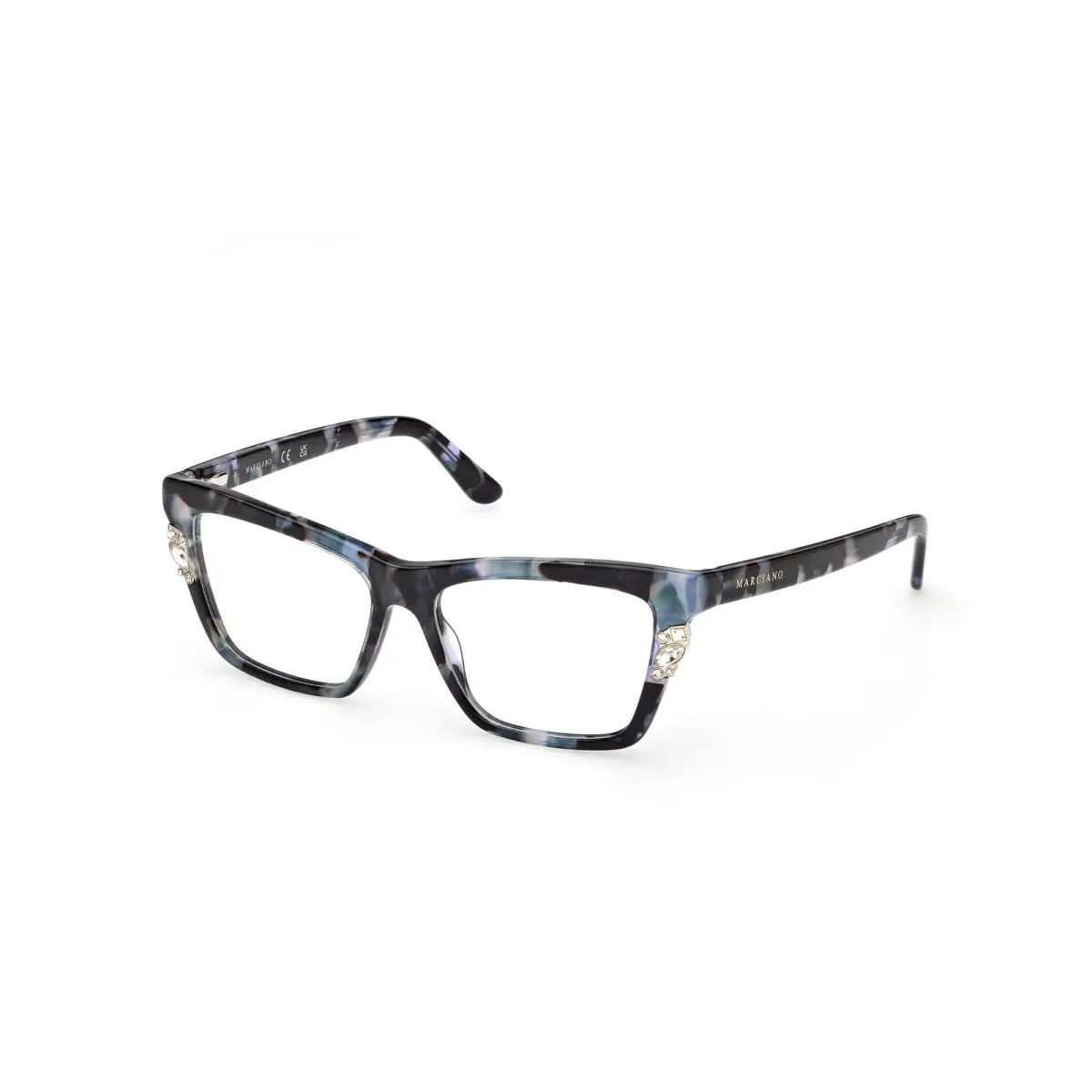 By Marciano GM 50048 Blue/havana / 092 Size 54 Eyeglasses by Guess