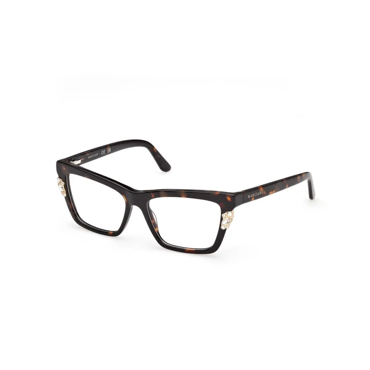 By Marciano GM 50048 Shiny Black / 001 Size 54 Eyeglasses by Guess